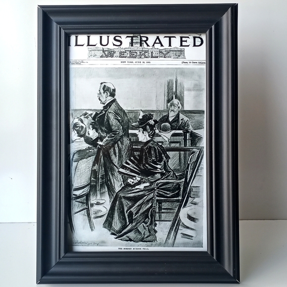 Serial Killer Lizzie Borden Vintage Retro Gothic Crime 1900s Victorian Newspaper - Picture 5 of 10